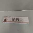 Peakeep Large Display Digital Alarm Clock for Bedrooms, Date Day of Week Calendar Desk Table Clocks for Living Room Office, Dimmable Plug in Electric Clock, 5 Volumes, Loud, Auto DST