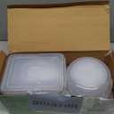 40 PCS Food Storage Containers with Lids Airtight (20 Containers & 20 Lids), Leak proof Meal Prep Container Set for Kitchen Storage, BPA-free, PVC-free Plastic, Microwave/Dishwasher Safe, Labels & Pen