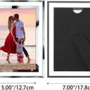 Giftgarden 5x7 Picture Frames Modern 5 by 7 Inch Glass Picture Frame Friends Gifts for 5x7 Photos Display, Pack of 2