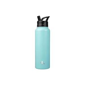 LetsFit Vacuum Insulated Water Bottle, Hot&Cold, 946ml / 32oz, Mint Color