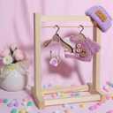 Labubu Clothes for Doll 17cm Dolls Clothes with Accessories Kawaii Outfit Set Purple (NO Doll)