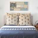 Living Room Decor Couch Throw Pillow Covers with Square 18 * 18 Set of 2 for Cozy Home Bed and Textured Velvet (Light Coffee)
