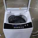 BLACK+DECKER Small Portable Washer, Washing Machine for Household Use, Portable Washer 2.0 Cu. Ft. with 6 Cycles, Transparent Lid & LED Display