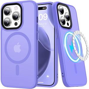 LUMARKE Strong Magnetic for iPhone 12 Pro Max Case - Military-Grade Drop Tested - Built-in Kickstand Shockproof Protective Phone Cover 6.7 for Women and Girls- 