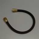 Giraffe Tools Leader Hose 2ft x 5/8", 24INCH Short Water Hose for Hose Reel Connecting 3/4 inch GHT Connector, Lightweight, Flexible with Female Female Fittings