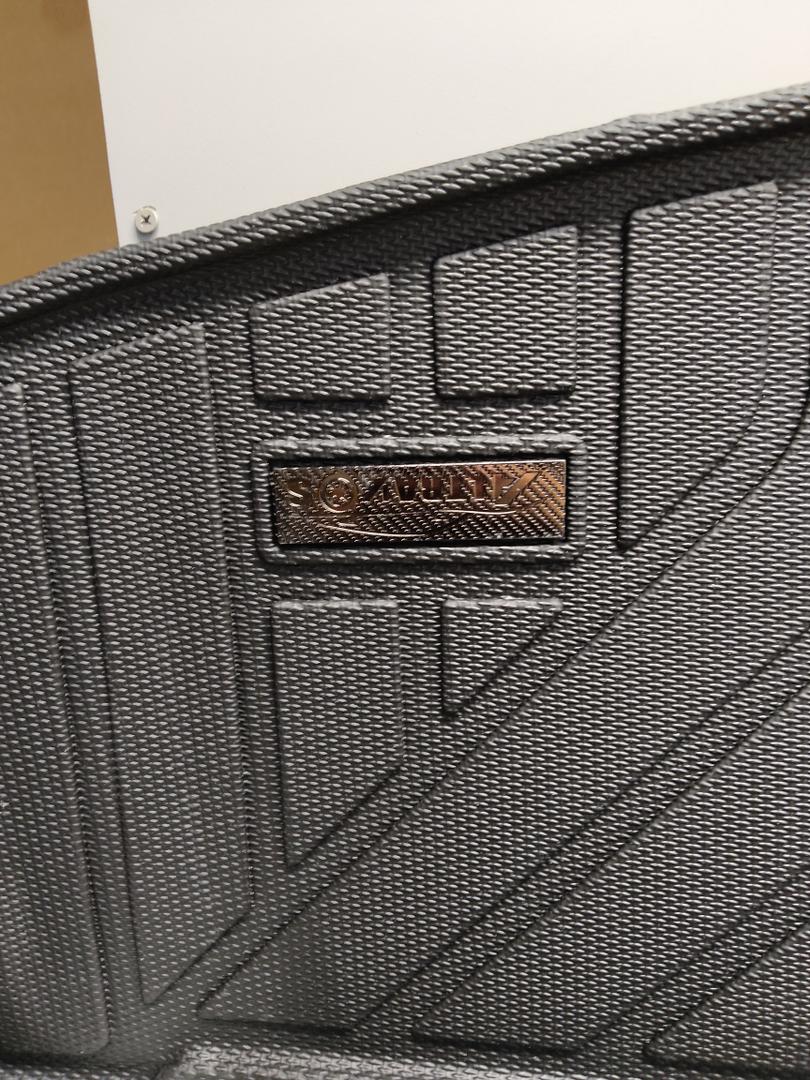 AltraVos Large Trunk Mat for All-New 2024-2025 Hyundai Santa Fe,TPE All Weather Protection Foldable Car Cargo Liners Odorless Anti-Slip Waterproof Interior can be Folded Accessories-Black