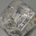 Mika Home Pack of 2 Decorative Throw Pillows Cases Cushion Cover for Sofa Couch Bed,Sunflower Pattern,20x20 Inches,Blue Cream