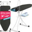KINGBOARD Extra Wide Ironing Board, Large Full- Size Heavy Duty Iron Board