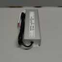 LED Driver 200 Watts Waterproof IP67 Power Supply Transformer Adapter 90V-130V AC to 12V DC Low Voltage Output with 3-Prong Plug 3.3 Feet Cable for LED Light, Computer Project, Outdoor Light