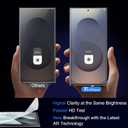 Ferilinso [Auto Dust Install] 3 Pack Privacy Screen Protector for Samsung Galaxy S25 Ultra [Phone Case fit], 3 Tempered Glass Camera Lens Accessories for Samsung S25 Ultra