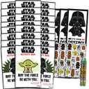 Star Wars Birthday Party Favors Set - Bundle With 24 Play Packs | Mini Coloring Books, Stickers, and More for Goodie Bags (Party Supplies)