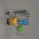 Caulking Tool 5 in 1 Silicone Caulking Grout Removal Sealant Finishing Tool with Grout Scraper, 6 Exchange Silicone Pads, Adhesive Residue Scraper Seam Repair Kit for Kitchen Bathroom (Green)