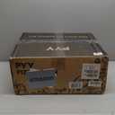 PYY Electric Pizza Oven Indoor Countertop Pizza Oven Commercial Pizza Maker Machine for Home with Timer Stainless Steel Pizza Cooker, Dark Black