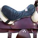 Harrison Howard Trail Seat Saver Western Tack Saddle Ride-on Pad with Cushion Bottom Helps Distribute Back Pressure (Navy)