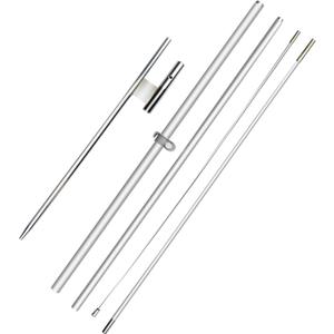 Premium 11FT Feather Flag Pole Kit, Rustproof Stainless Ground Stake & Aluminum Pole, Fits 8FT Swooper Flags for Outdoor Events and Business Displays