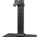 HUANUO Monitor Stand, Freestanding VESA Mount for 13 to 34 Inch Screens, Holds up to 44lbs, 5 Height Options, Swivel Desk Stand Riser With 360 Rotation, VESA 75x75mm/100x100mm