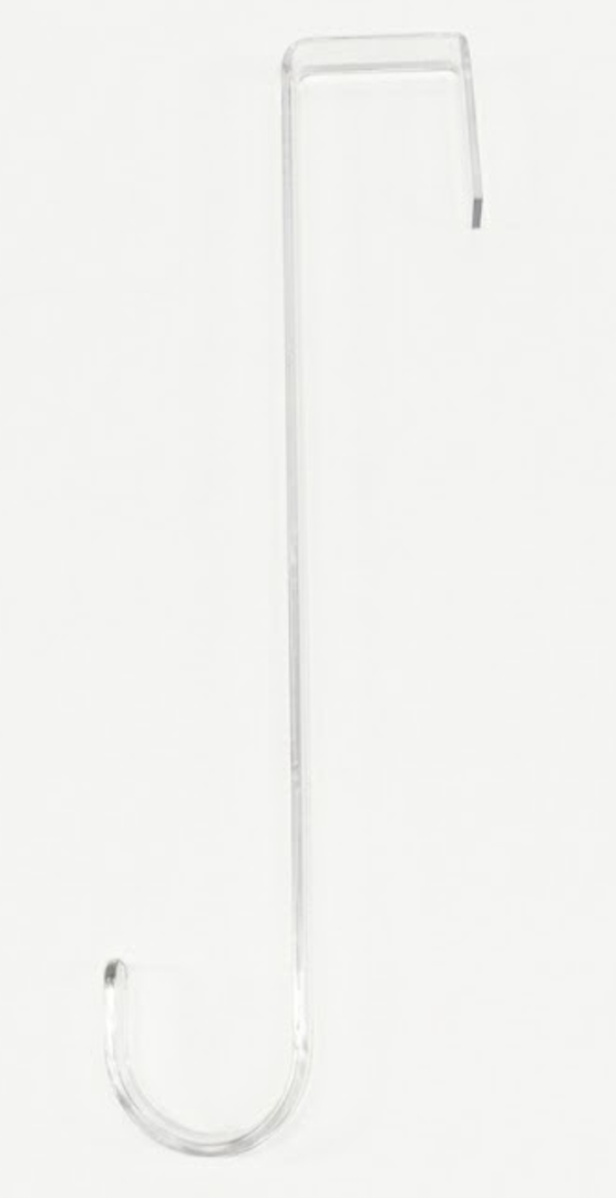 Over The Cabinet Drawer Door Hooks J-Shape No Drill Carbon Steel Door Hanger White Single Hook