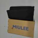 MIULEE Pack of 2 Outdoor Waterproof Pillow Covers Decorative Farmhouse Throw Pillow Covers Square Solid Color Couch Pillow Covers for Patio Tent Bed Sofa Living Room 20x20 Inch Black