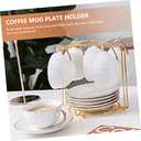 Mikinona Detachable Stainless Steel Cup Draining Rack Space-Saving Kitchen Storage for Coffee Mugs and Tumblers Stylish Design for Home Organization Capacity