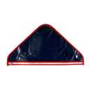 Clear Plastic Triangle Case for Casket Flag Display and Storage with Zipper
