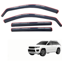 Inchannel Wind Deflector Rain Guards Window Visor Compatible with Jeep Grand Cherokee L 2021-2024 Vent Smoke Visor 4pcs