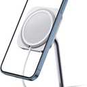 Lamicall Phone Stand for Apple 15W MagSafe Charger - [Charger Not Included] 360 Rotation Adjustable Aluminum Charging Holder Dock for Desk, Compatible with iPhone 16 15 14 13 12 Pro, Pro Max, Plus