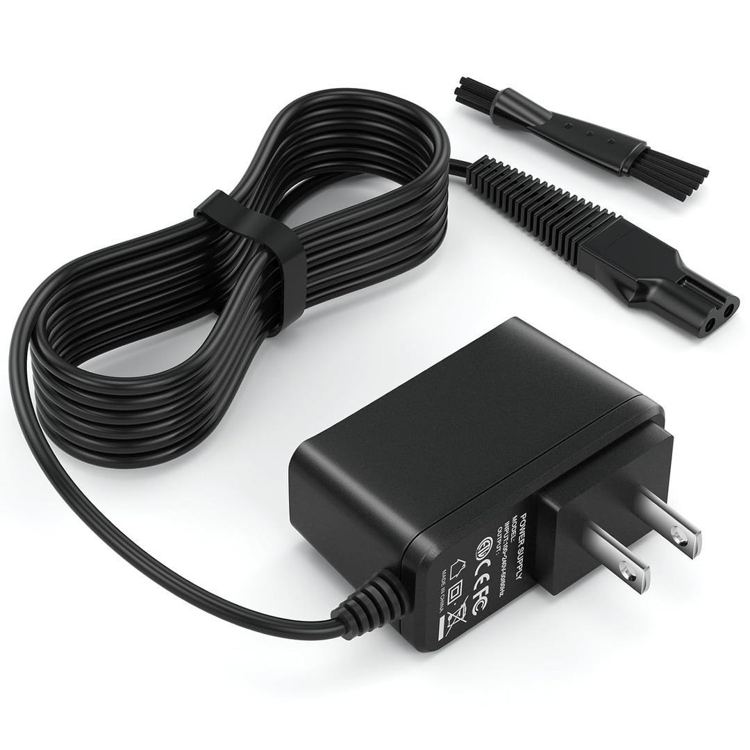Charger Replacement for Braun Charger, 12V Power Cord Compatible with Braun Shaver Series 3/5/7/9/1, for Razor 3040S 340S 740S 7865 9290cc 9095cc and more models