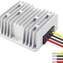 DC 12V Step Up to 24V Boost Converter 5A 120W DC Voltage Regulator Power Converter Adapter Waterproof Module Transformer for Golf Cart Club Car LED Light