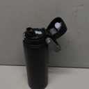 24 oz Insulated Water Bottle for Sports: Meoky Stainless Steel Water Bottle with 2-in-1 Straw and Spout Lid - Leak Proof, Cold for 24 Hours, Fits in Car Cup Holder, BPA-Free for Travel Gym, Night