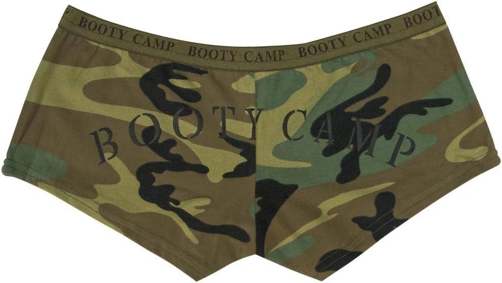 Rothco Woodland Camo Booty Camp Booty Shorts (X-Small)