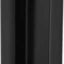 Prime-Line N 73428 1-3/8 in. Closet Door Pull, Oblong, Solid Brass, Matte Black Finish (2 Pack)