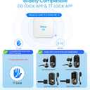 Veise G2 Gateway, Smart Deadbolt Wi-Fi Gateway, Remote Control, Compatible with DD Lock APP and TT Lock APP Remote Control