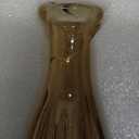 Amber Glass Bud Vases Set of 12, Gold Mini Flower Vase for Centerpieces, Small Vases in Bulk for Wedding Decorations, Vintage Vase for Table, Recepetion, Home Dcor