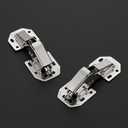 Ravinte 30 Pack Hidden Hinges Soft Close Surface Mount Kitchen Cabinet Hinges, No Pre-drilled for Kitchen Cupboard