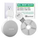 Sintron Outlet Wall Mount Holder for Google Nest Mini and Google Home Mini, A Space-Saving Accessories with Cord Management for Google Smart Speakers 1st Gen. and 2nd Gen., No Messy Wires or Screws.