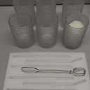Vintage Glassware Drinking Glasses Set of 6,15 oz Hobnail Glass Cups,Embossed Clear Water Tumbler,for Beer,Cocktail,Whiskey,Juice and Various Mixed Drinks- 1 Cleaning Brush