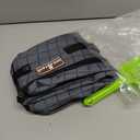 HiCaptain Portable Travel Litter Box with Lid, Foldable Cat Travel Litter Box - Leakproof, Odor-Free & Waterproof. Ideal for Road Trip, Cars, Hotels and Airplane - Blue (M - For small and medium cat(Pack Of 1))