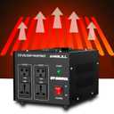 Anbull Voltage Converter 2000 Watt Voltage Transformer, 220V / 230V / 240 Volt to 110V / 120 Volt or 110V / 120 Volt to 220V / 230V / 240 Volt, Heavy Duty Step Up & Down Transformer Converter