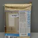 HLC.ME Beige Sheer Voile Window Treatment Rod Pocket Curtain Panels for Bedroom and Living Room (54 x 84 inches Long, Set of 2) (54"W x 84"L (Pack of 2))