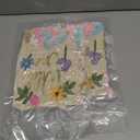 2 x Wildflower High Chair Banner - Floral "Wild One" First Birthday Decor for Girls, Spring Theme Highchair Garland, 1st Birthday Party Decoration, Baby Shower Photo Backdrop (Light Pink)