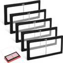 Magnification Welding Lens Magnifying Helmet Replacement Lens Compatible with Most Welding Helmets(1.0/1.5/2.0/2.5/3.0 Diopter,2" X 4.25",Glass,5 Pcs)