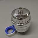 AquaBliss High Output Universal Shower Filter with Replaceable Multi-Stage Filter Cartridge  Transform Itching, Eczema & Acne into Glowing Hair, Nails & Skin Fast - Chrome (SF220)