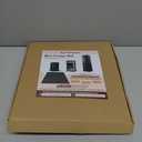 Mini Fridge Mat 24" x 24" - Under Refrigerator Mat, Non-Slip, Leak-Proof, Appliance Mat, Protects the Floor From Damage and Cleanliness Ash Gray 1 Pack