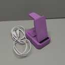 300W Wireless Charger for Samsung,Zutspzss 10 in 1 Wireless Charging Station, 65W USB C Fast Charging Stand for Samsung S25 Ultra/S24/S23/S22/Z Fold,Galaxy Watch Ultra7/6/5,Galaxy Buds,Purple