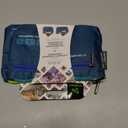 Travelon World Travel Essentials Set of 2 Currency and Passport Organizers (Set of 2: Small (6.5" x 4.75"), Large (7.75" x 5"), Peacock Teal)