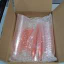 SUREHOME Pink Champagne Flutes Plastic Champagne Glasses Disposable Mimosa Glasses 40 Pack 5 Oz Acrylic Stemware Cocktail Cups Bulk for Valentines Wedding Toasting Engagement Party Supplies