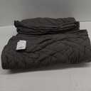 HORIMOTE HOME Quilt Set King Size Grey, Classic Geometric Diamond Stitched Pattern,Microfiber Ultra Soft Lightweight Bedspread Coverlet for All Season, 3 Piece Includes 1 Quilt and 2 Shams