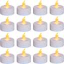Nancia 97 PACK Flameless LED Tea Lights Candles, Realistic and Bright Flickering Long Lasting 200Hours Battery-Powered, Ideal Party, Wedding, Birthday, Gifts Home Decoration Warm Yellow
