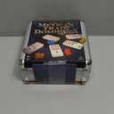 Spin Master Games, Mexican Train Dominoes Set in Aluminum Carry Case, Includes Colorful Trains for Fun-Filled Family Game Night, for Kids & Family, 2-8 Players, for Ages 8 & Up