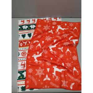 Christmas Hand Towels Set of 2, 28x14 Inch Funny Xmas Deer Snowflakes Red Soft Absorbent Tea Towel Washcloths for Kitchen Bathroom Winter Holiday Home Decor and Gifts (one size)